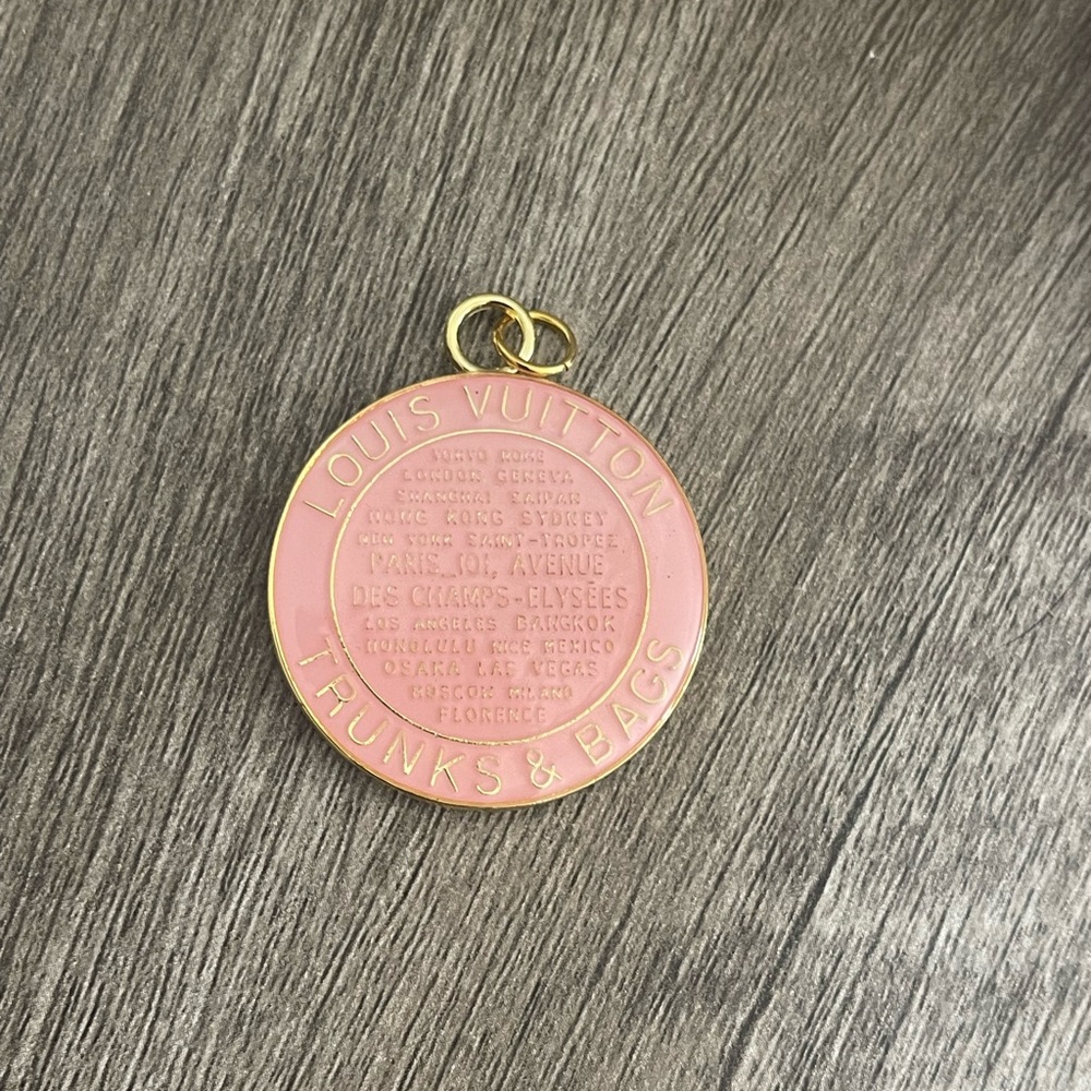 LV Pink and Gold Medallion
